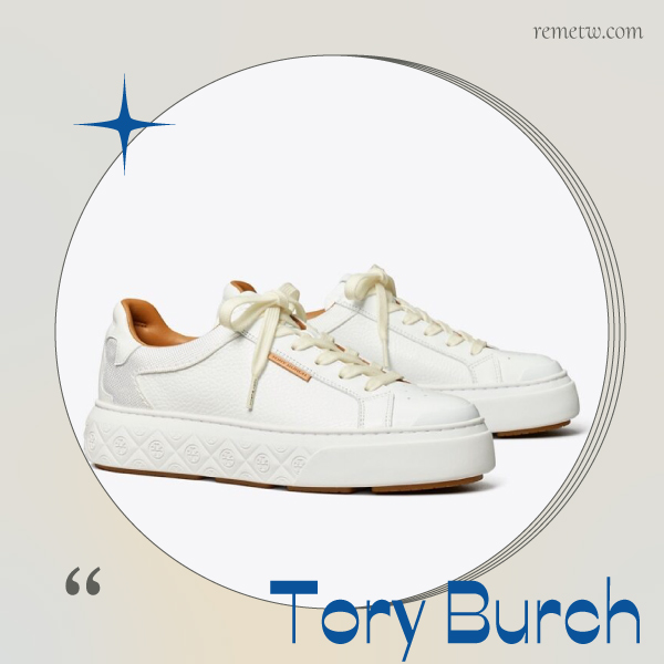 女生精品小白鞋推薦：Tory Burch Ladybug幸運瓢蟲球鞋 NT$12,900