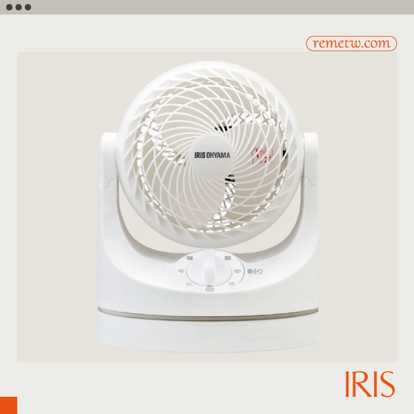 小型靜音電風扇推薦：IRIS 極靜音迷你型空氣循環扇 TAF-MKM10 NT$649