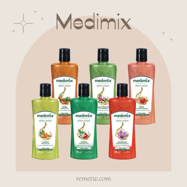 #液態皂推薦：Medimix阿育吠陀秘方美肌沐浴液態皂 300ml/NT$175