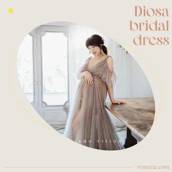 台北孕婦寫真推薦：Diosa bridal dress