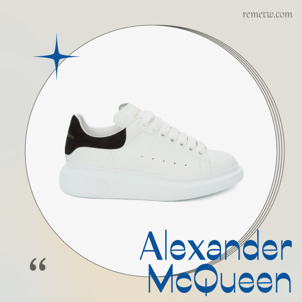 女生精品小白鞋推薦：Alexander McQueen OVERSIZED SneakerNT$18,600