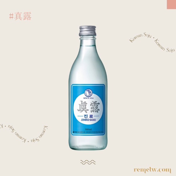 7-11、全家韓國燒酒推薦：真露復古藍瓶燒酒 360ml/NT$NT$199