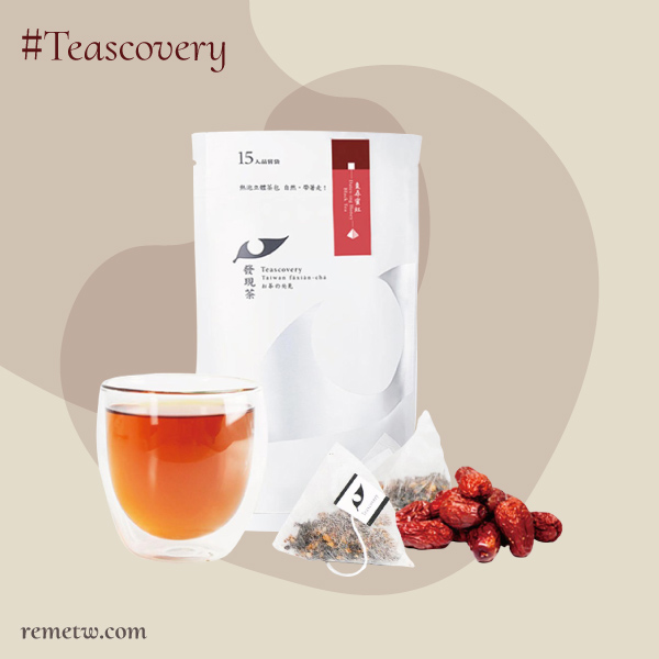 紅棗茶推薦：Teascovery發現茶 無糖紅棗茶 棗尋蜜紅 15入X4袋 NT$1,100