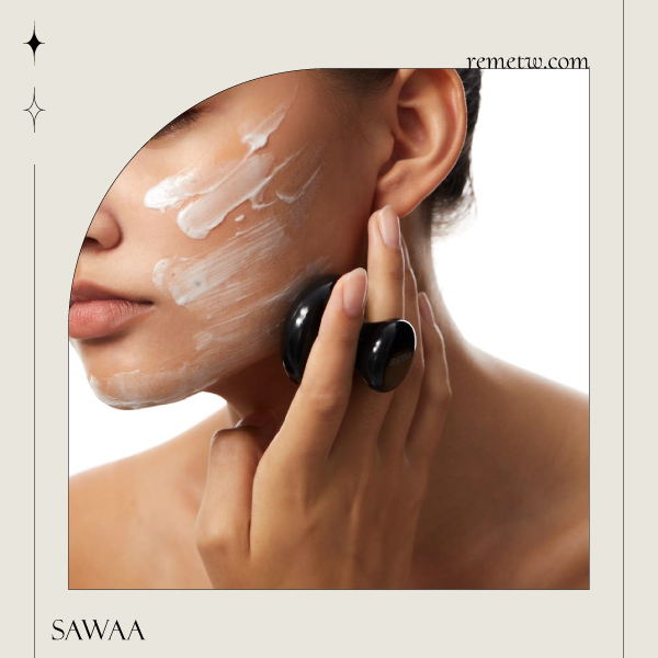 刮痧板推薦：SAWAA 品牌黑曜按摩玉石　 NT$980