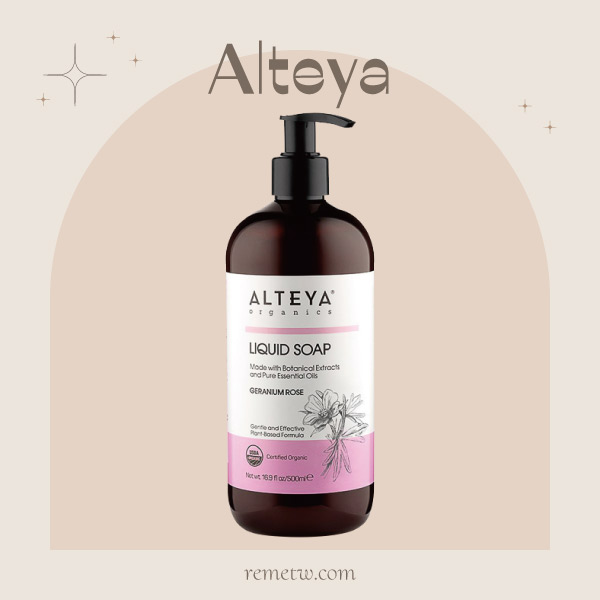 液態皂推薦：Alteya 天竺葵&玫瑰 液態皂 500ml/NT$690