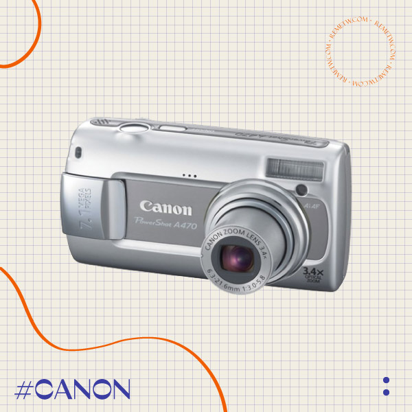 CCD復古相機推薦－CANON POWERSHOT A470