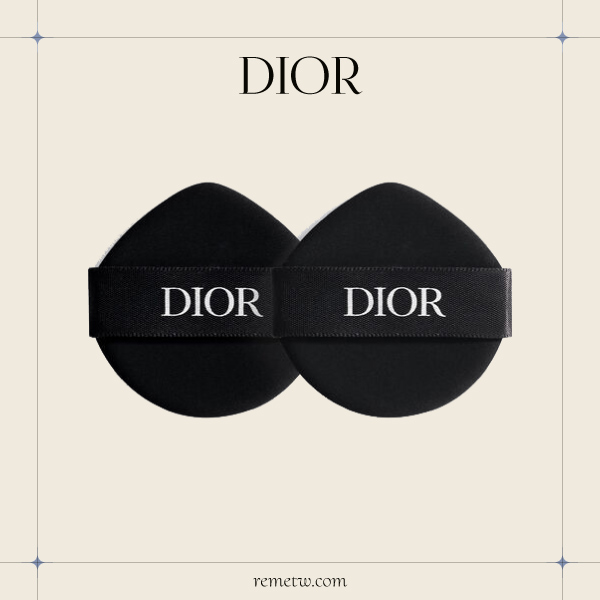 氣墊粉撲推薦：Dior迪奧 超完美水潤光氣墊粉撲 2入/NT$260